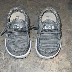 Hey Dude Wally toddler, linen stone, US size 5. New/worn once, original box.